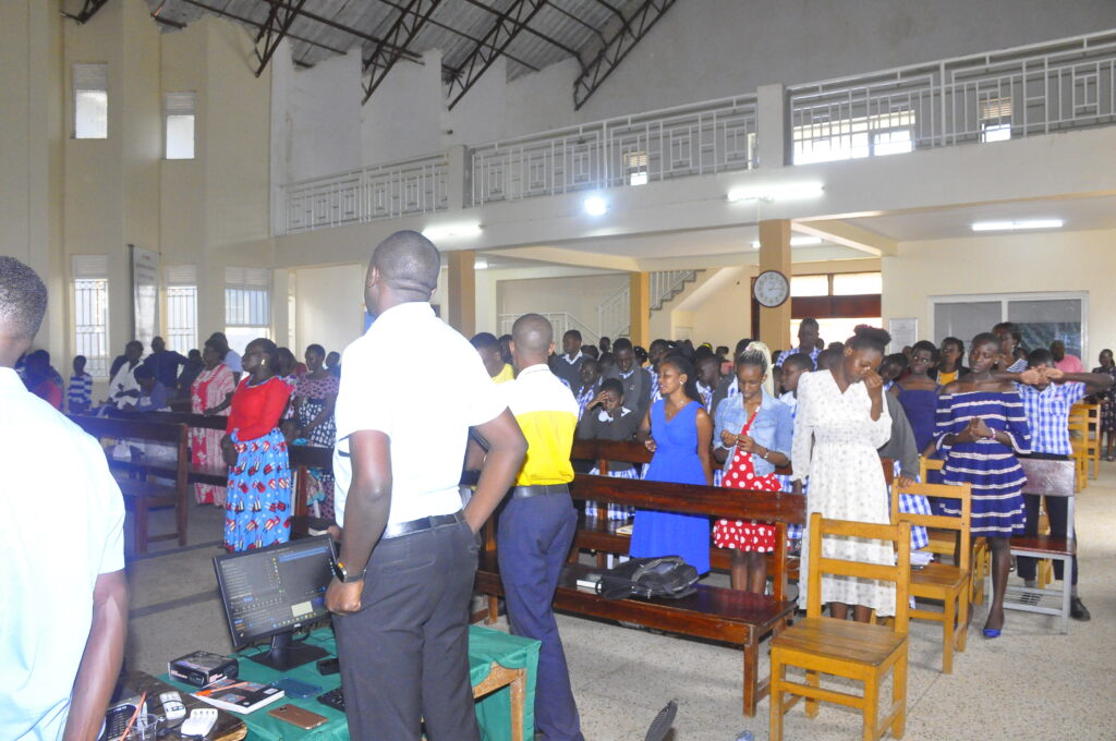church service at Entebbe Baptist Church
