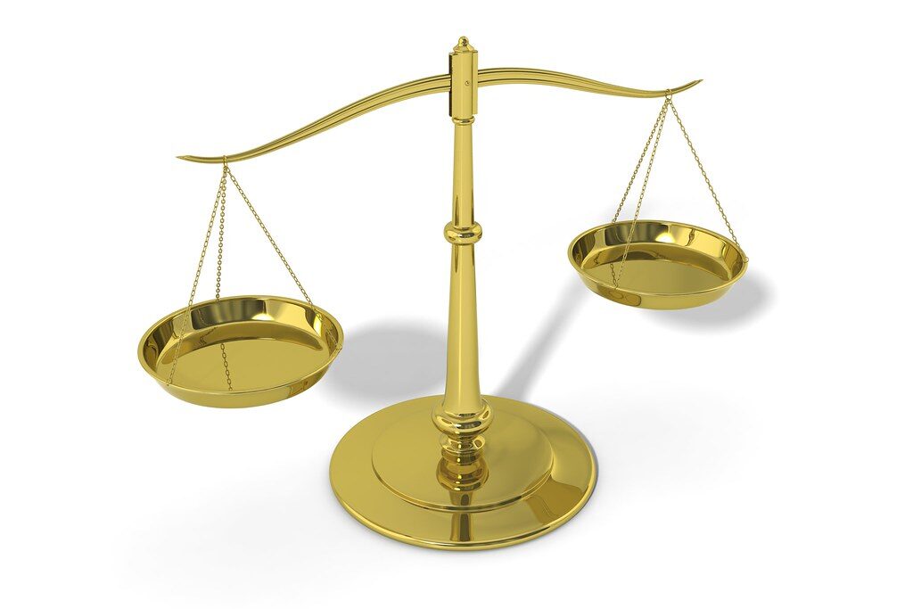 scales of justice depict that God will finally serve justice by punishing sin and evil in the world